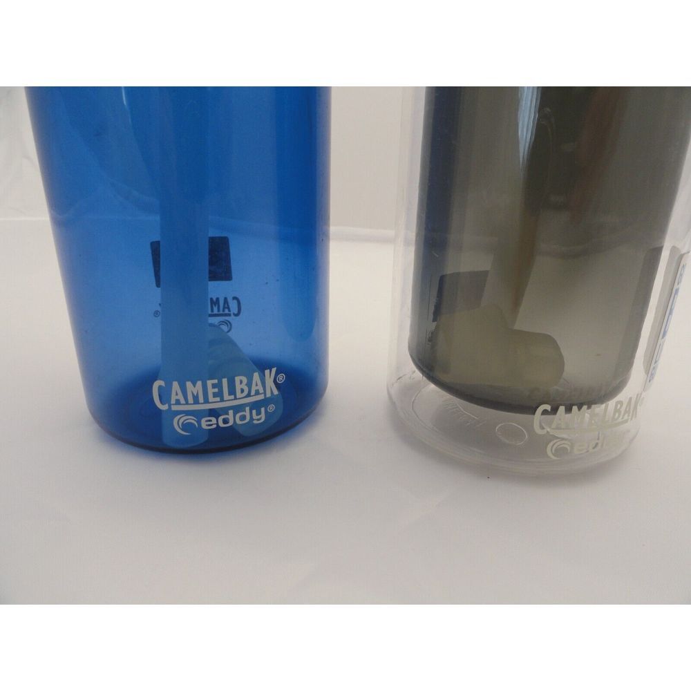 Lot of 2 Cambelbak Eddy Water Bottles Leakproof Plastic 750ML/600ML w/Straw - Picture 2 of 8